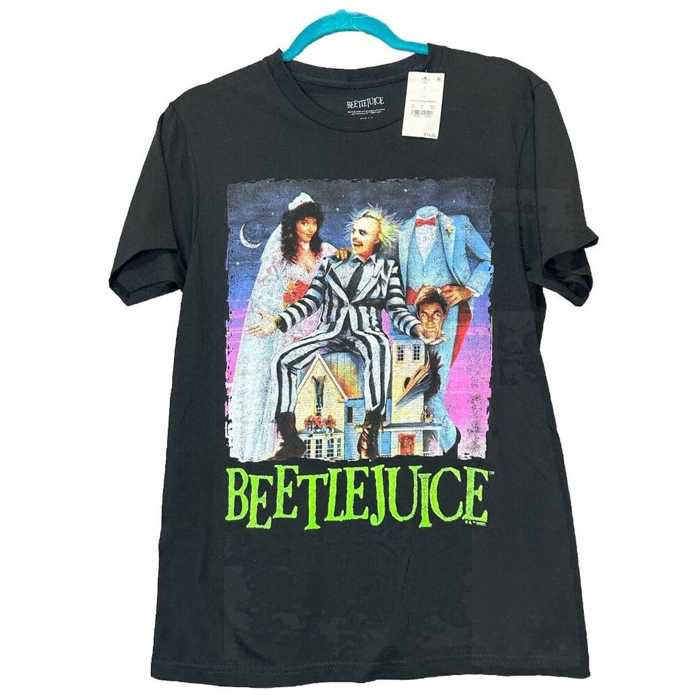 BettleJuice Black Medium T-shirt 100% Cotton